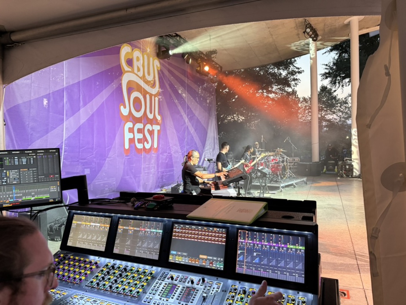 CBUS Soul Fest, front of house