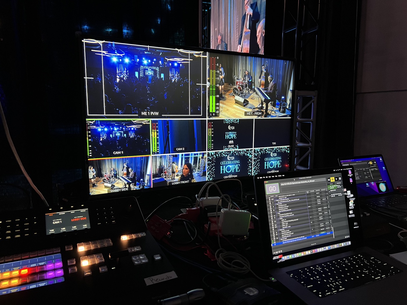 Live switching and playback
